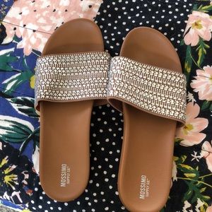 NWOT mossimo slides with sparkle!